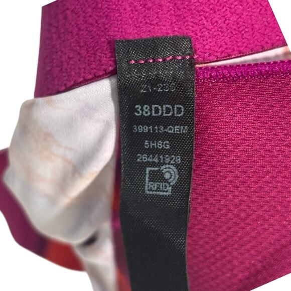 Victoria Secret PRINT  Knockout High Impact Front-Close Sports Bra sIze 38DDD - Picture 6 of 9